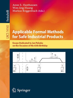 cover image of Applicable Formal Methods for Safe Industrial Products